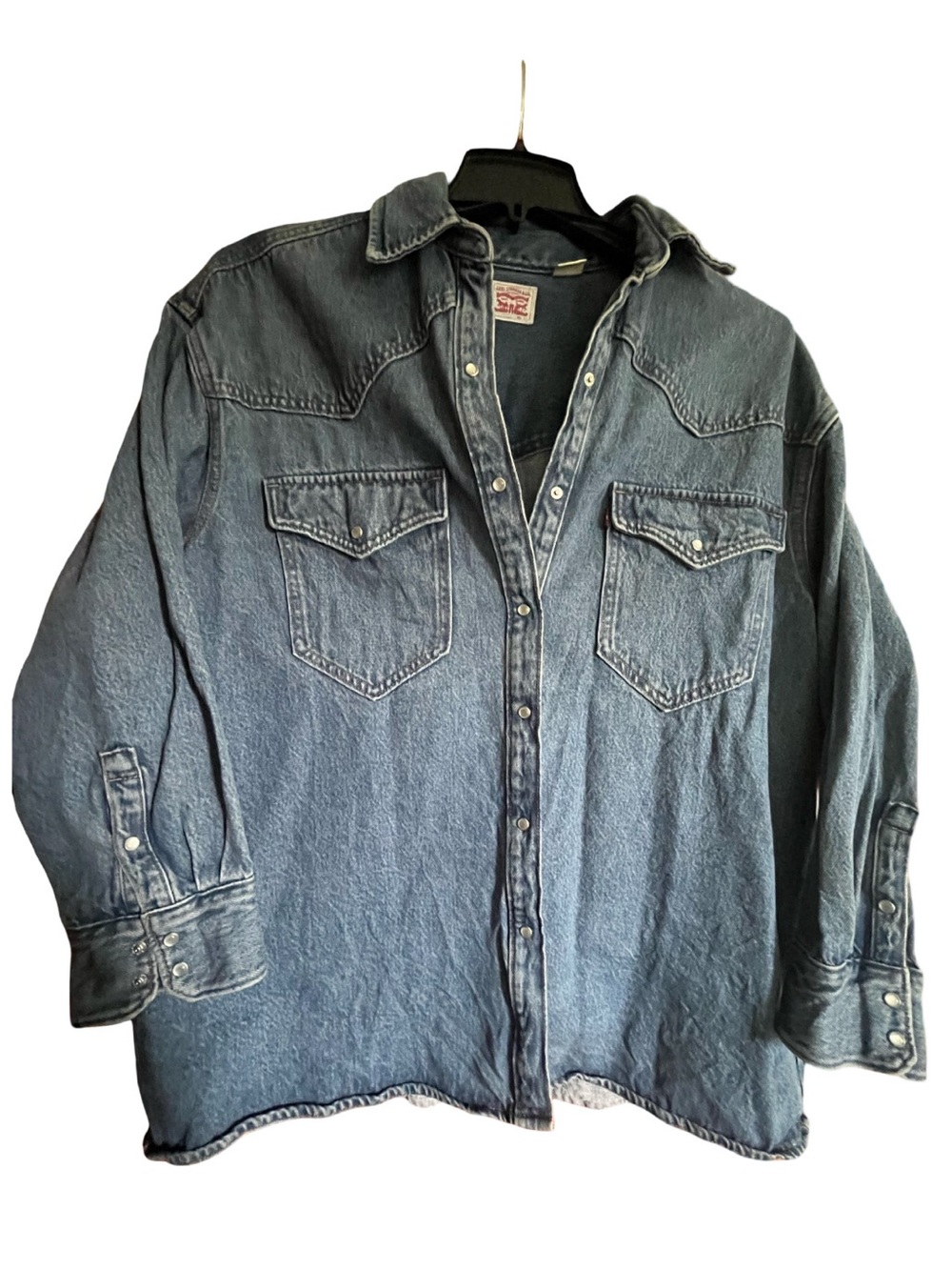 Levi’s Western Pearl Snap Denim Button Down